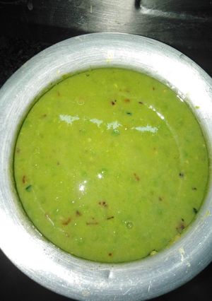 A picture of Easy green Peas daal.