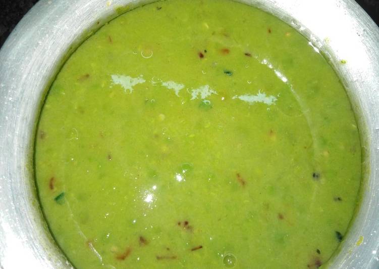Recipe of Speedy Easy green Peas daal