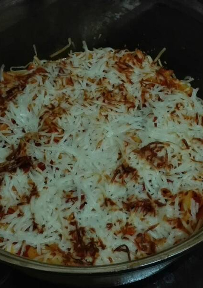 Una foto de Macarrones al horno (estilo de la casa)
