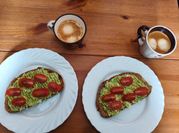 A picture of avocado toast