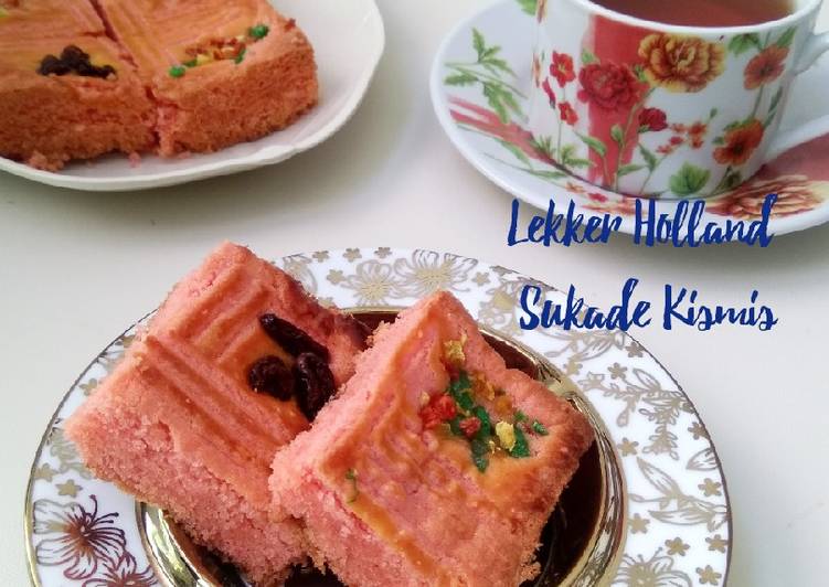 Resep Lekker Holland Sukade Kismis Anti Gagal