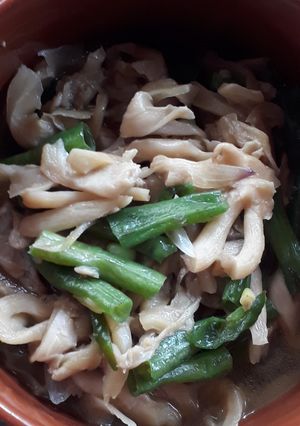 Foto resep Tumis Jamur Kacang Panjang