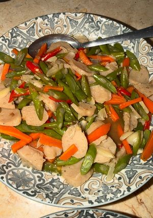 Foto resep Buncis wortel bakso
