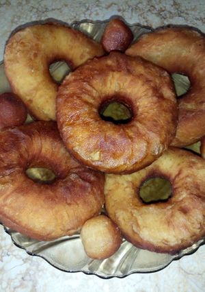 صورة لوصفة دونات على طريقتي