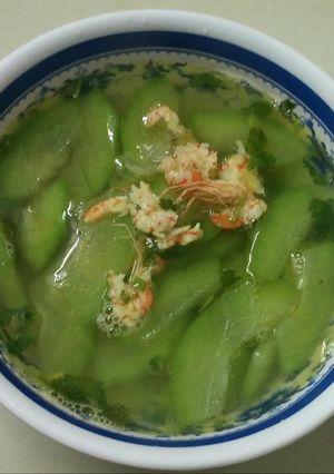 Hình của món Bí đao nấu canh tôm.
