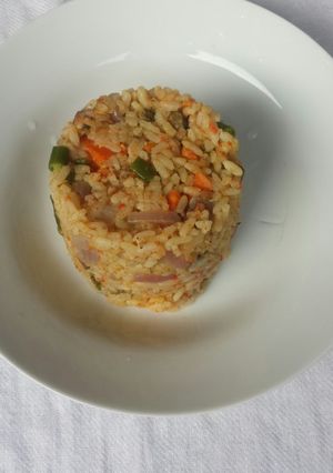 A picture of Simple coconut rice.
