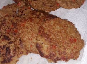 Una foto de Hamburguesas de carne vegetal (soya)