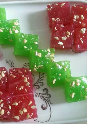 A picture of Karachi Halwa.