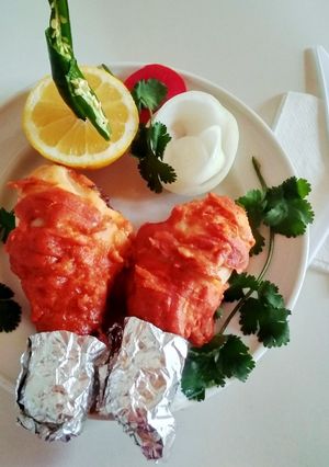 A picture of Tandoori chicken.