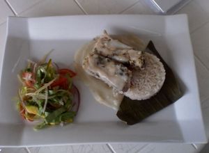 Una foto de Corvina a la rascadera