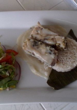 Una foto de Corvina a la rascadera