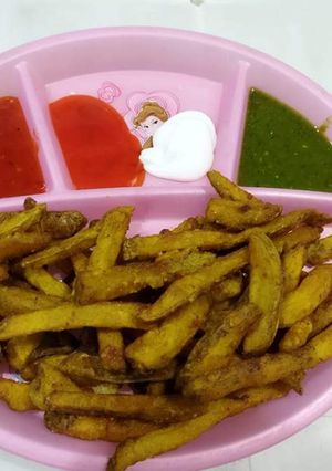 A picture of French fries.