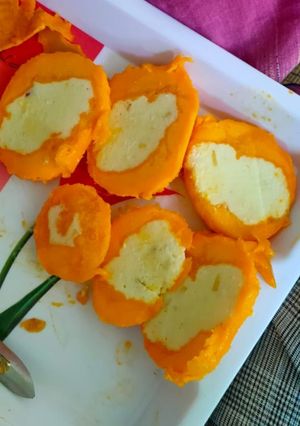 मैंगो स्टफ कुल्फी (Mango Stuff kulfi recipe in hindi) रेसिपी मुख्य फोटो