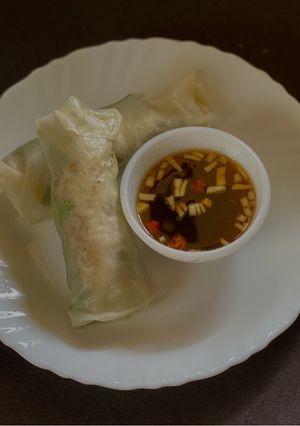 A picture of Vietnamese Tilapia Spring Roll.
