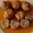 Albóndigas rellenas de queso
