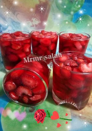 صورة لوصفة الجيلى فى المنزل بدون مواد حافظه🍧👌
