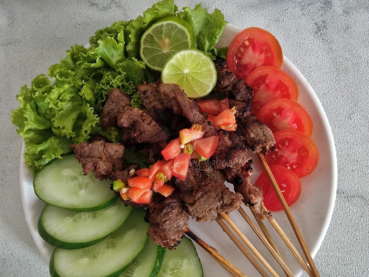 Ini dia! Resep  bikin Sate Maranggi Daging Sapi sajian Idul Adha yang lezat