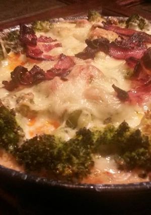 Zöldséges rakottas (rakott brokkoli) (LC) recept fotója