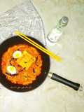 Rabokki (Ramyeon Tteokbokki Enoki) 라면떡볶이 에노키