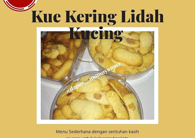 Panduan Masakan Resep #10. Kue Kering Lidah Kucing