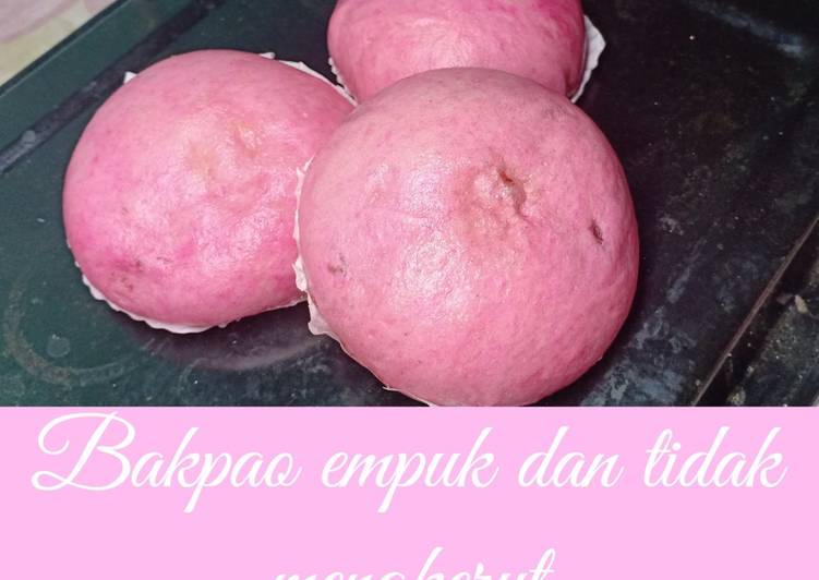 Bakpao empuk dan tidak mengkerut