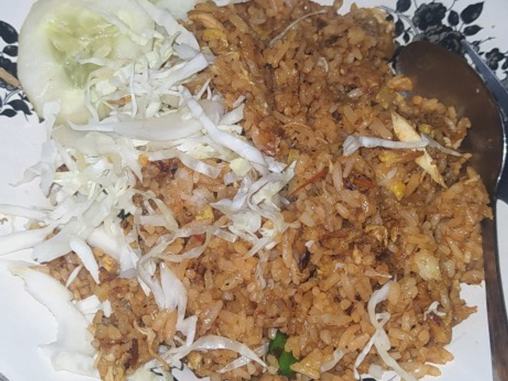 Langkah Mudah untuk Menyiapkan Nasgor ala abang abang, Lezat