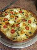 Quiche de verduras y queso de cabra