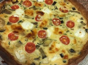 Foto principal de Quiche de verduras y queso de cabra