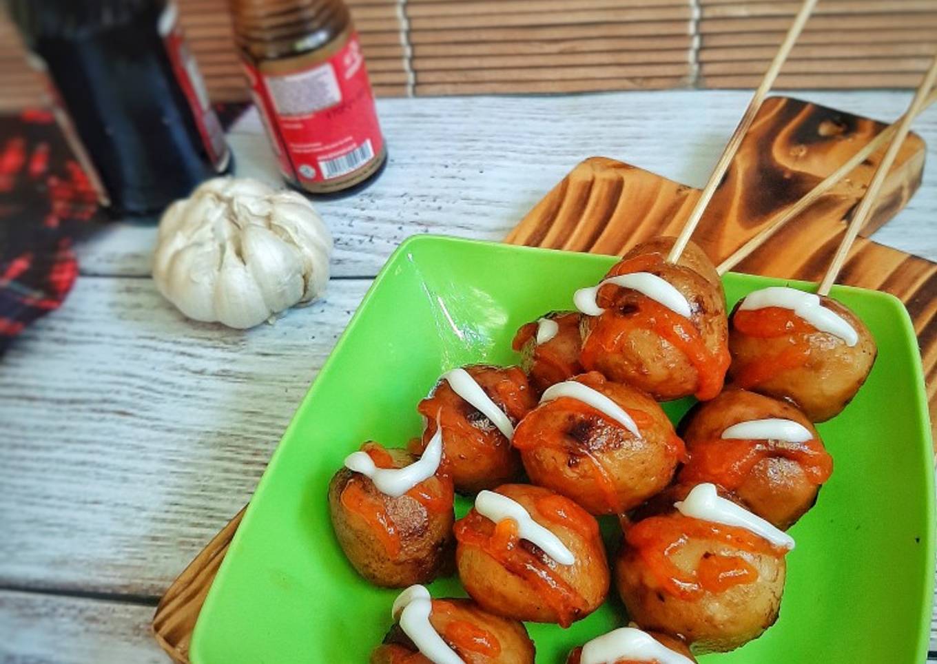 Bakso tempe bakar