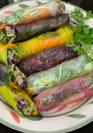 Hình của món Cuốn chay.
