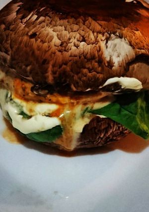 Una foto de Hamburguesa Pollo sin pan
