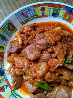 韓國泡菜燒肉(低醣生酮餐)(簡單料理) 的食譜成品照片