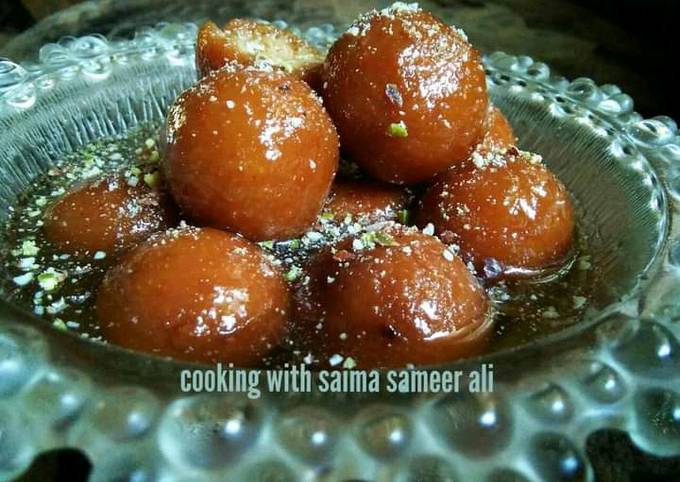 Bread gulaab jamun