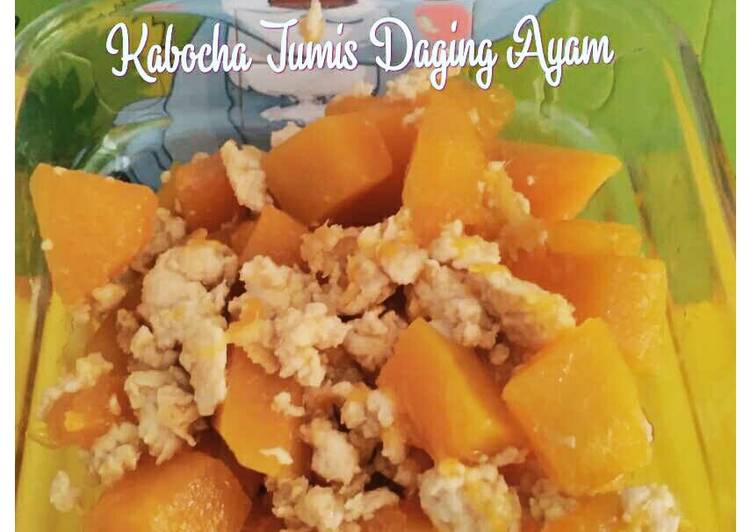 Resep Kabocha Tumis Daging Ayam Anti Gagal