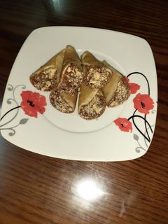 صورة لوصفة قطايف بحشوة النوتيلا 🍫