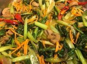 Gambar sawi goreng