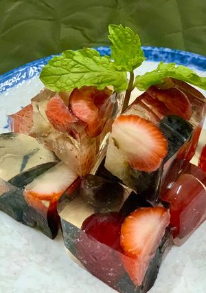 Hình của món Thạch (Rau Câu) Trái Cây Hỗn Hợp.