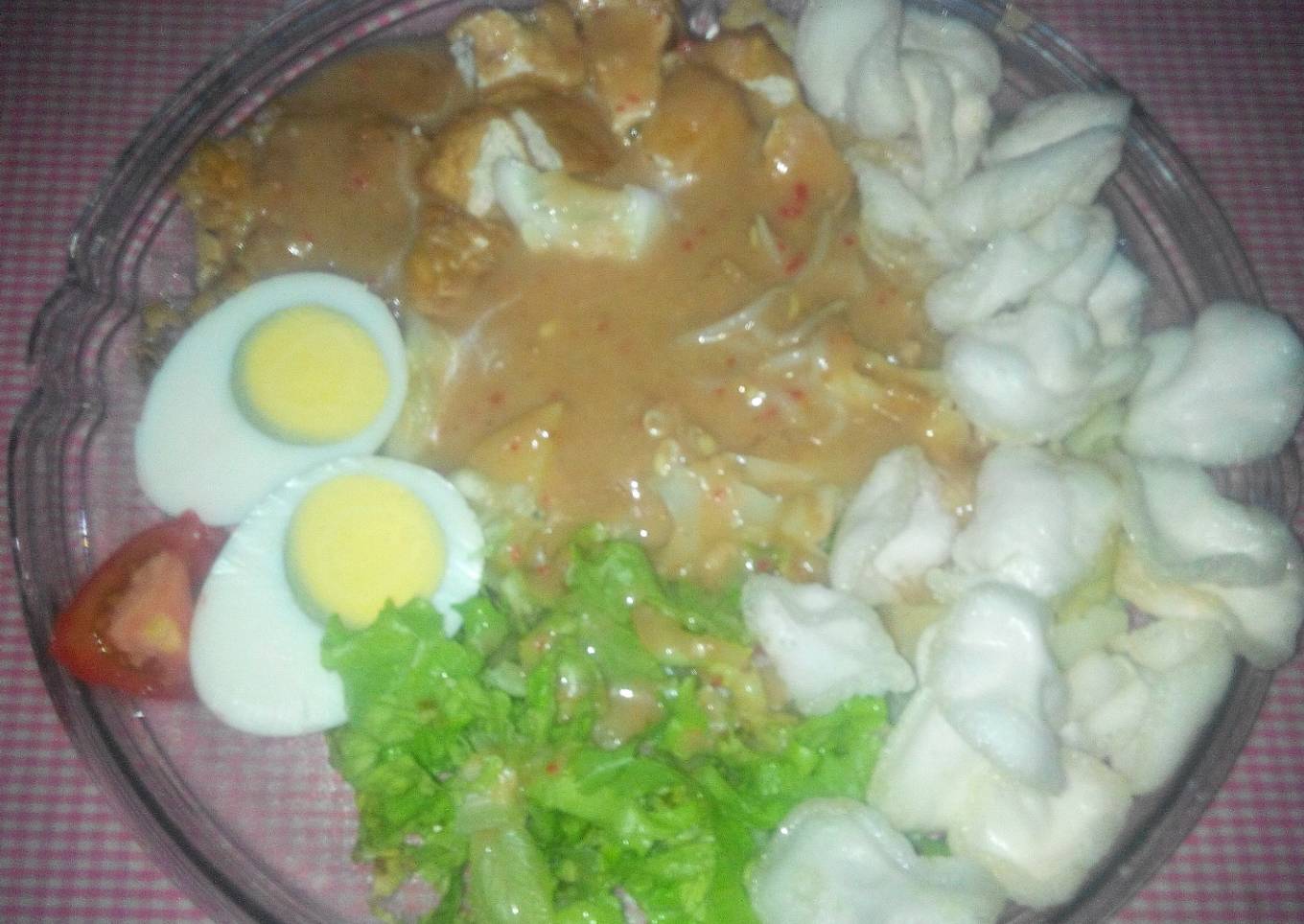 Gado - Gado Sidoarjo Jatim(Bumbu Kacang Dg Talas)