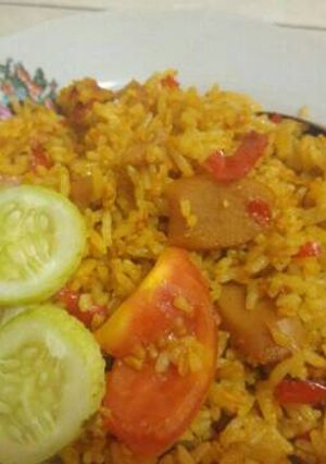 Foto resep Nasi goreng sosis