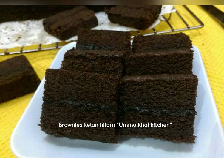 Brownies ketan hitam