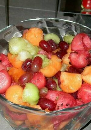 صورة لوصفة سلطه فواكه🍓🍉🍒