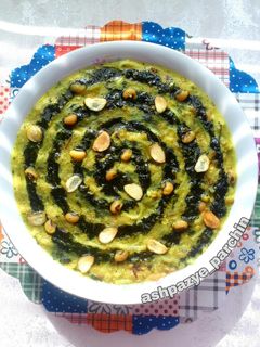 عکسی از دستور آش لوبیا چشم بلبلی 🌸