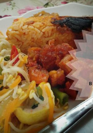 Foto resep Nasi Bakar Jamur Pedas