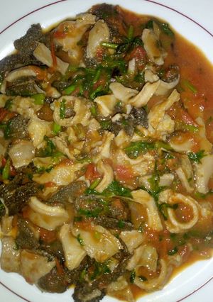 A picture of Simple Matumbo Stew.