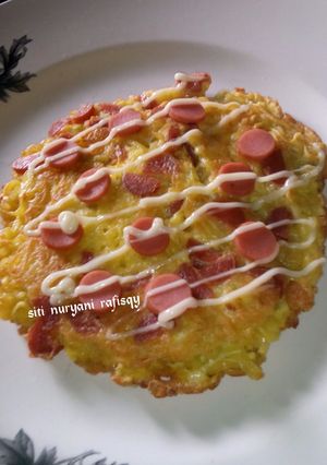 Foto resep Omelet sosis