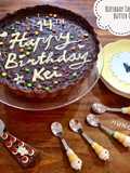Birthday Round Tart with butternut chocholate🎂🍰🍰🎉