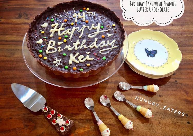 Birthday Round Tart with butternut chocholate🎂🍰🍰🎉