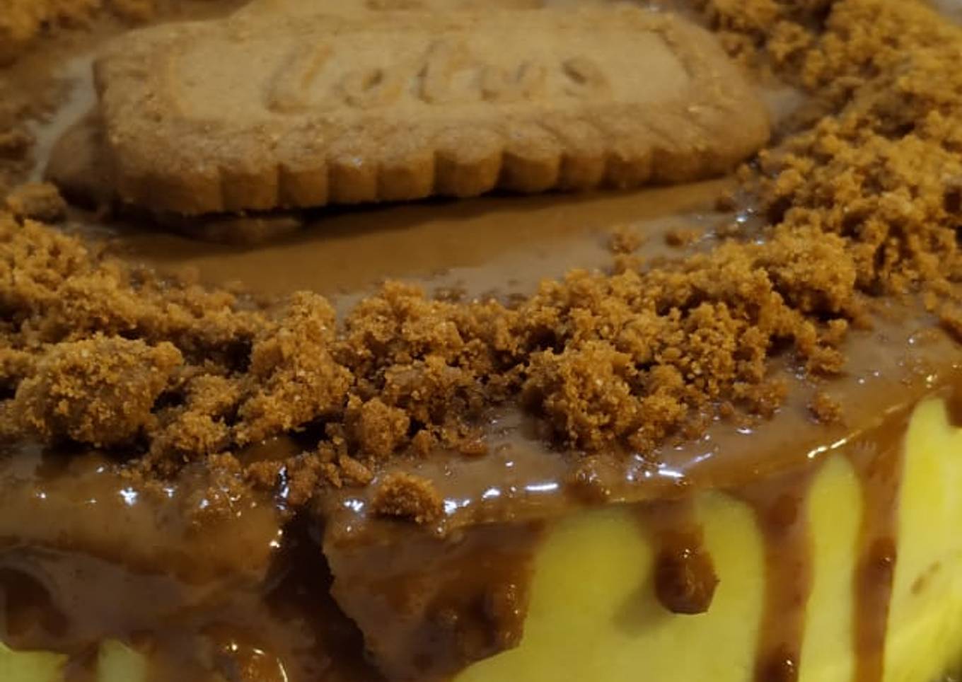 Lotus biscoff cheese cake