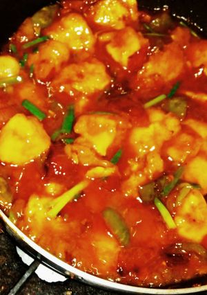A picture of Egg Manchurian.