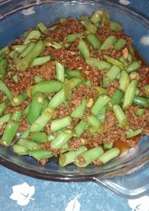 Foto resep Buncis cah daging giling